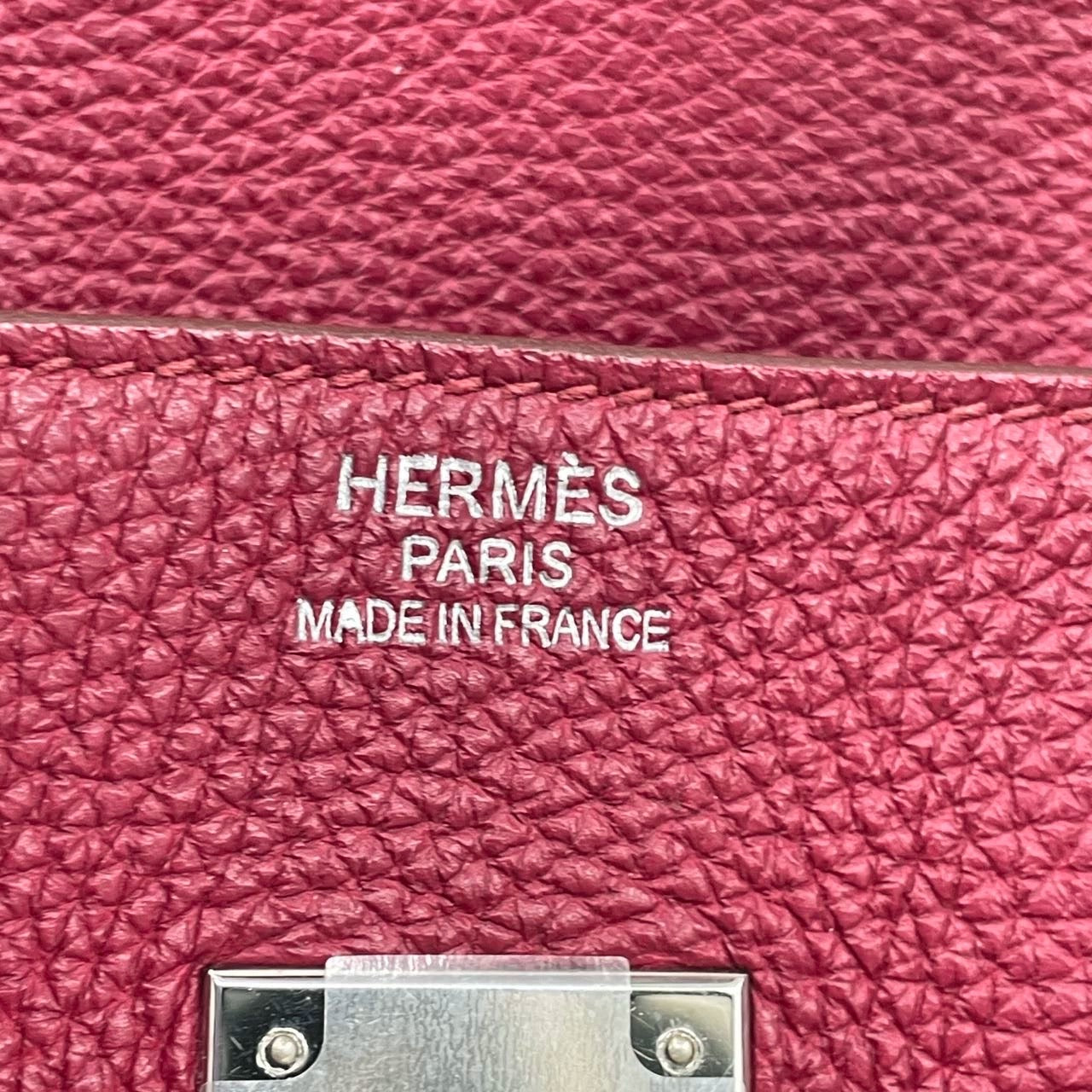 Hermes Birkin 35 B5 Rubis Togo Calfskin Leather Silver-tone Palladium Hardware 2010