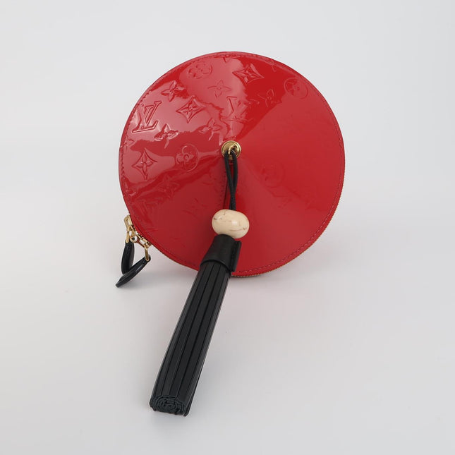 Louis Vuitton Toupie Red Patent Leather Crossbody Bag