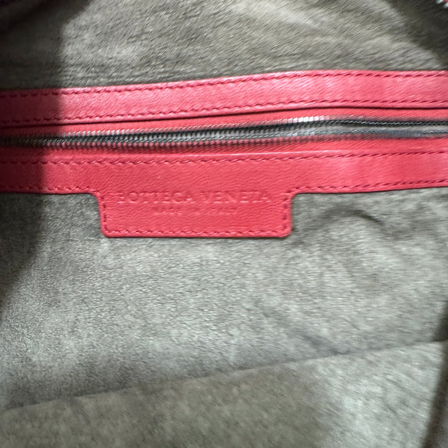 Sold Bottega Veneta Hobo Bag Large Burgundy Red Lambskin leather 52cm