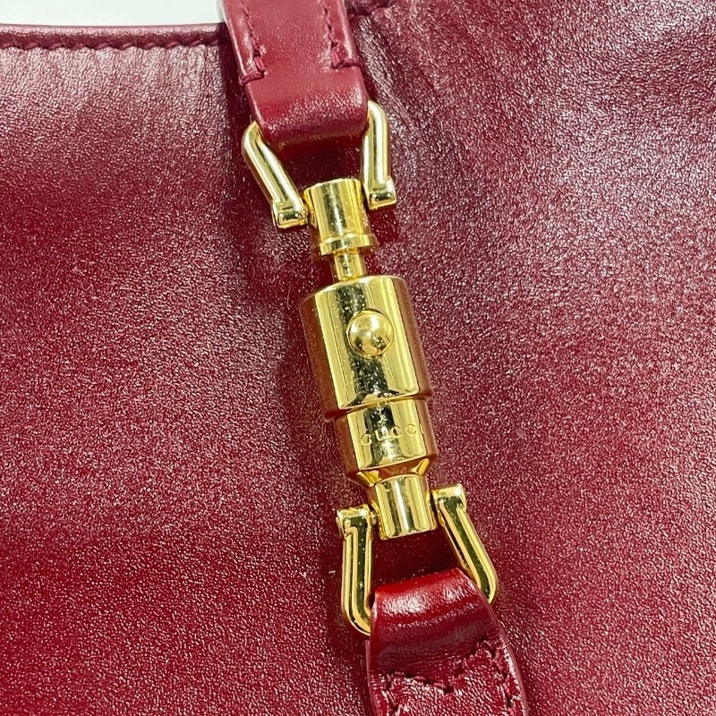 Sold Gucci Jackie 1961 Mini Burgundy Leather Bag