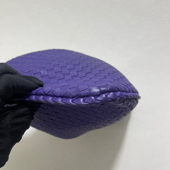 Sold Bottega Veneta Hobo Bag Large Leather Purple 47cm