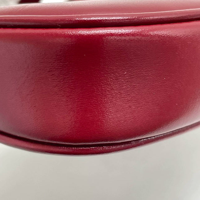 Gucci Jackie 1961 Mini Red Burgundy Leather Bag No Strap