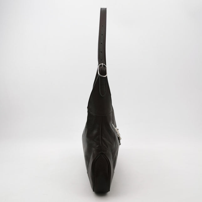 Gucci Jackie by Demna Soft Brown Lambskin Leather Silver Hardware