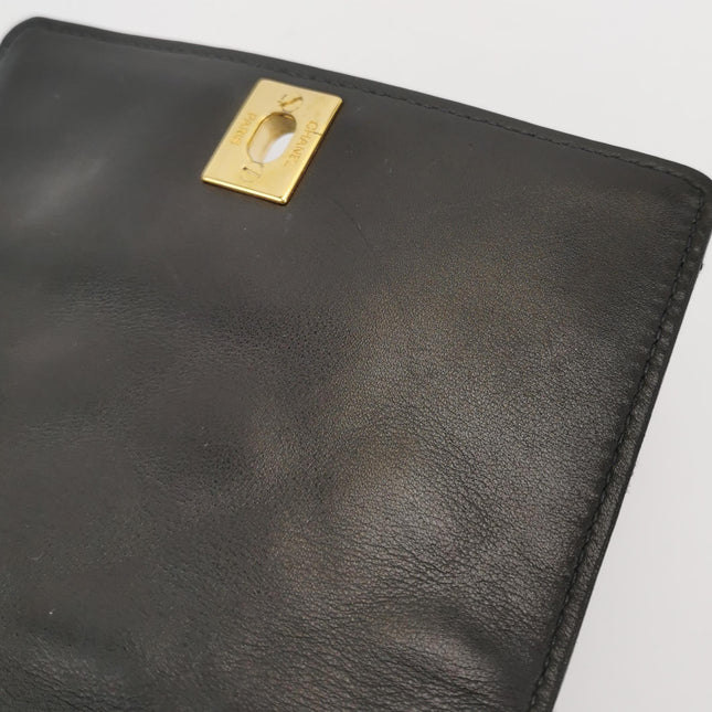 Chanel Vintage Belt Bag Mini Black Lambskin Leather Gold-tone Hardware