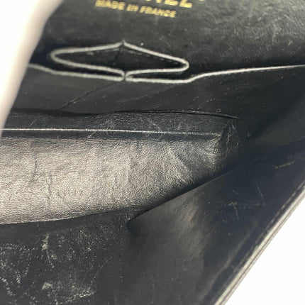 Chanel Classic Flap Medium Black Caviar Leather Gold Hardware, 2009-2010