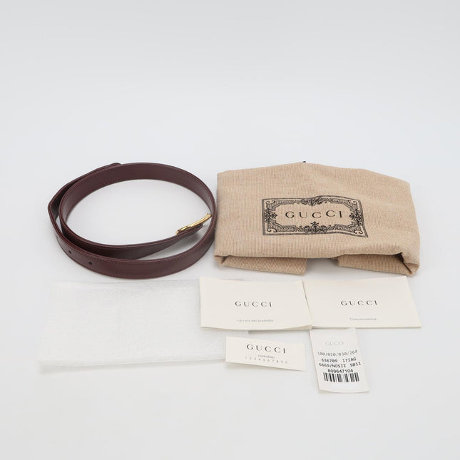 Gucci Jackie 1961 Small Burgundy Suede and Leather Bag