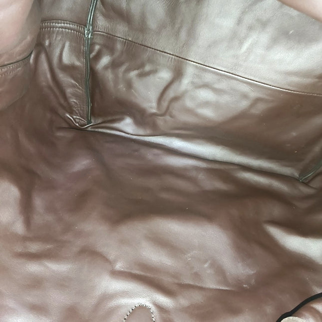 Gucci Jackie 1961 Medium Brown Suede Shoulder Tote Bag