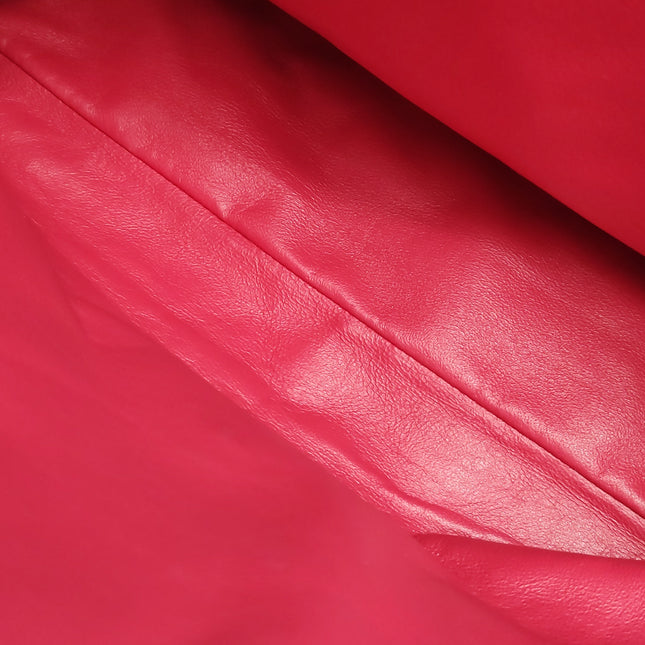 Chanel Classic Flap Maxi Red Caviar Leather Silver-tone Hardware Giant CC Logo