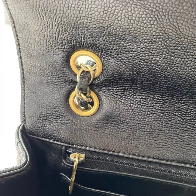 Chanel Paris Limited Medium Black Caviar Leather Gold Hardware 2015-16