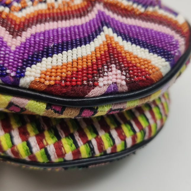 Dior Saddle Mini Multicolor Beaded Tassel Shoulder Bag 2018