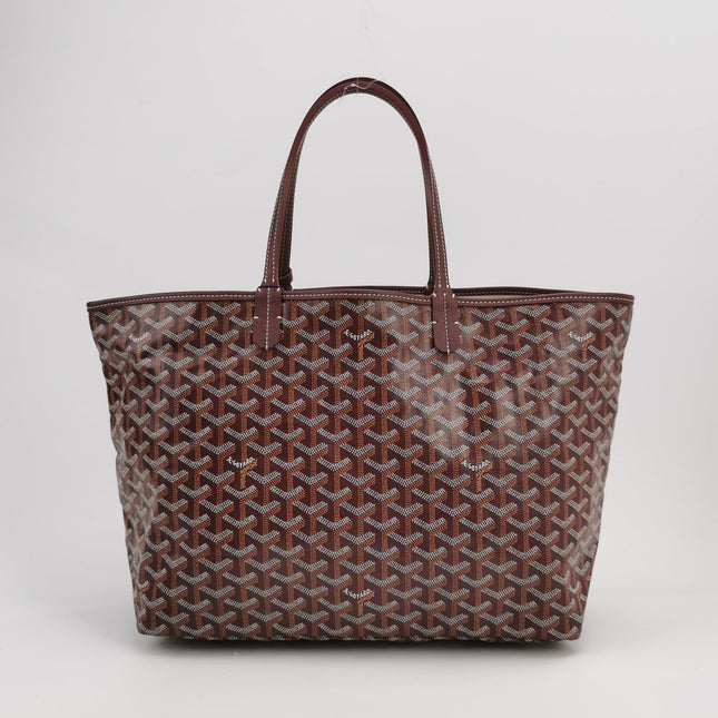 Goyard Saint Louis PM Medium Burgundy Goyardine Tote 2020