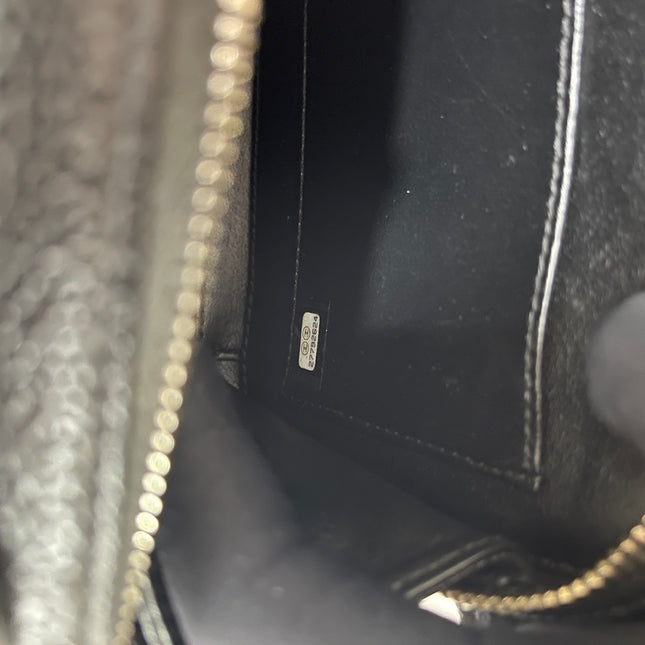 Chanel Filigree Mini Vanity Case 2019 Caviar Leather Black