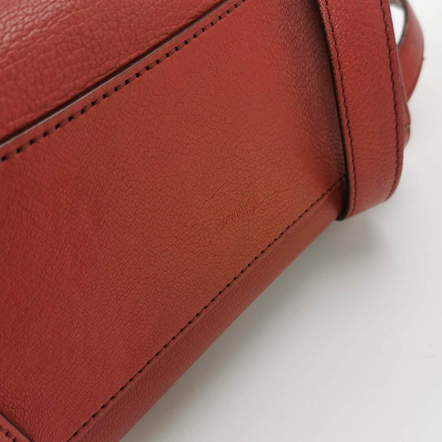 Givenchy Antigona Mini Red Calf Leather Top Handle bag with Strap