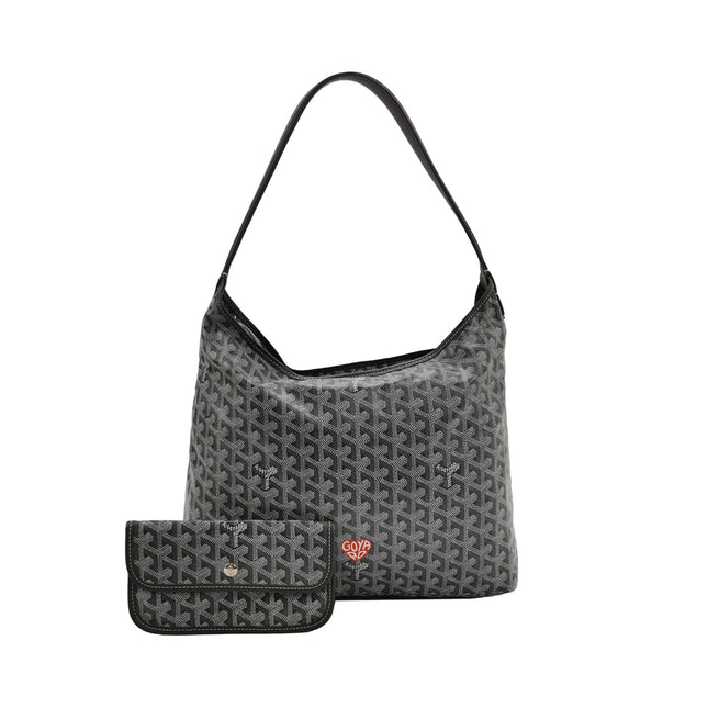 Goyard Bohème Hobo Shoulder Bag Grey 2023-Luxbags