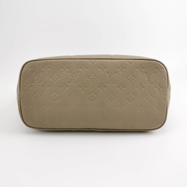 Sold Louis Vuitton Leather Neverfull MM Tote Medium Grey