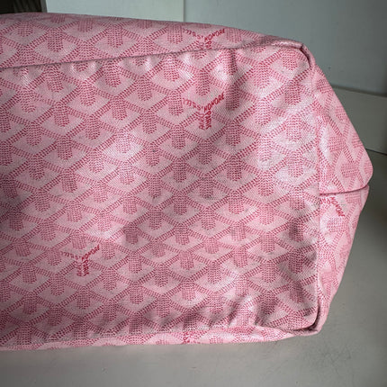 Goyard 2009 Special Edition Pink Saint Louis GM Large Tote