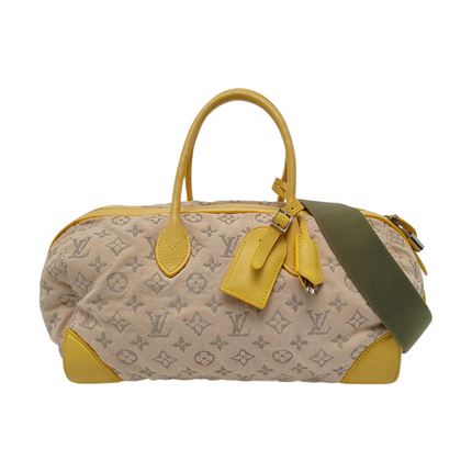 Louis Vuitton Neo Papillon Revelation GM Beige and Canvas Yellow Leather with Strap-Luxbags