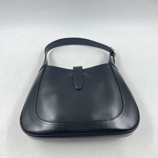 Sold Gucci Jackie 1961 Black Leather Bag with Adjustable Strap Giftable Condition