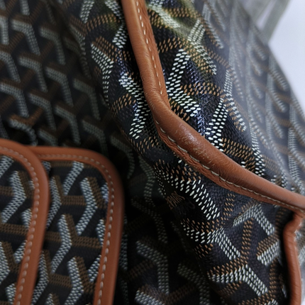 Goyard Anjou PM Medium Tote Brown Reversible Leather Lining