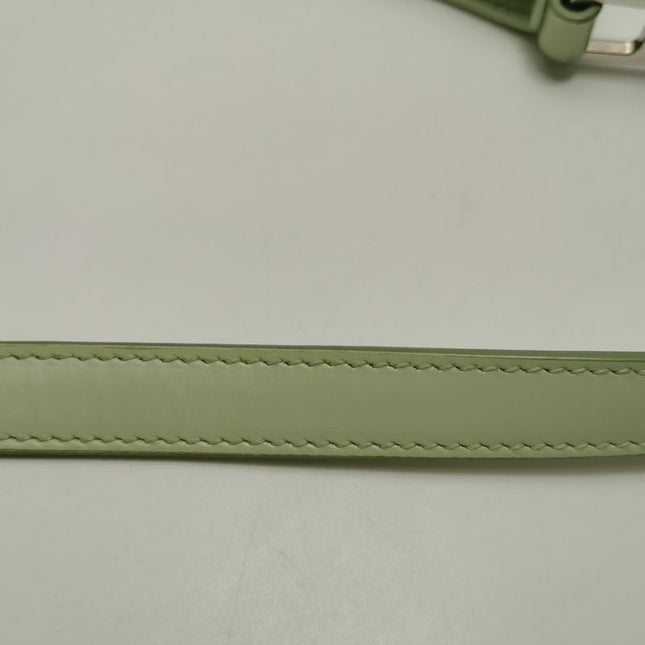 Prada Cleo Green Smooth Leather Shoulder Bag