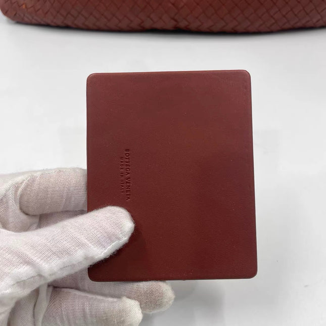 Bottega Veneta Veneta Hobo Maxi Brick Red Intrecciato Leather Bag 50cm