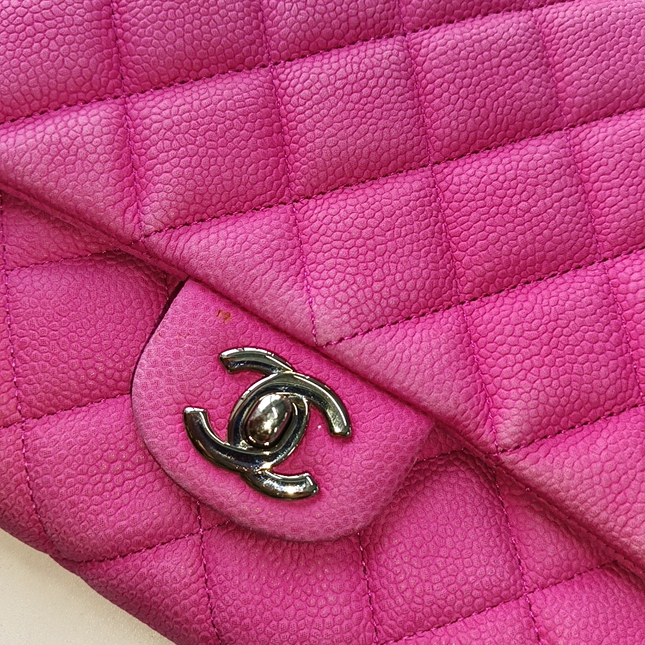 Chanel Envelope Clutch with Chains Pink Caviar Leather, 2013-2014