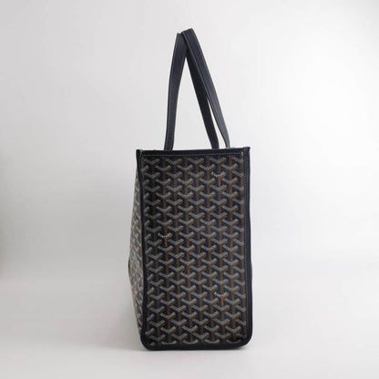 Goyard Villette Large Navy French Bulldog Shopping Tote