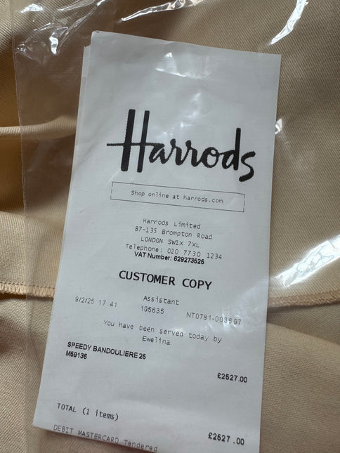 Louis Vuitton Speedy 25 Bandouliere Fornasetti Museum Gold