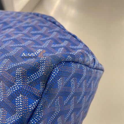 Sold Goyard Saint Louis PM Tote Medium Blue