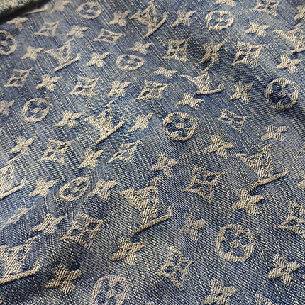 Louis Vuitton Monogram Blue Denim Baggy GM Large Shoulder Bag