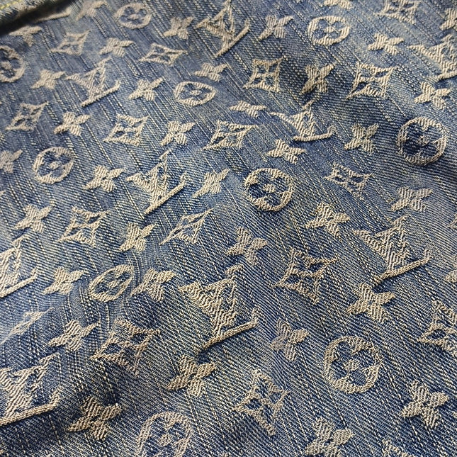 Louis Vuitton Monogram Blue Denim Baggy GM Large Shoulder Bag