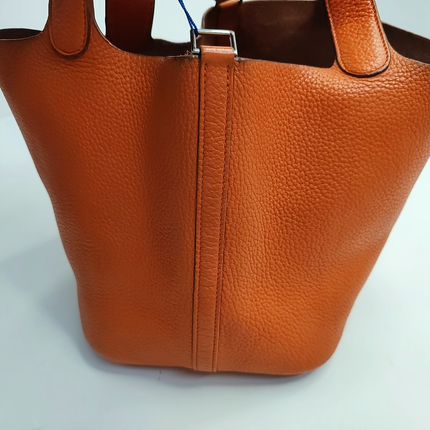 Hermes Picotin 22 Orange Clemence Taurillon Leather 2009