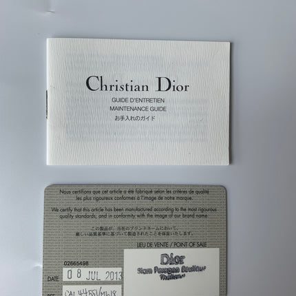 Sold Lady Dior Medium Bag Blue Cannage Lambskin Leather