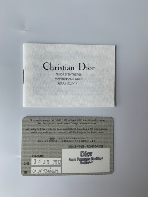 Sold Lady Dior Medium Bag Blue Cannage Lambskin Leather