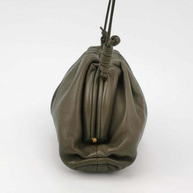 Bottega Veneta Pouch Mini Leather Dark Green