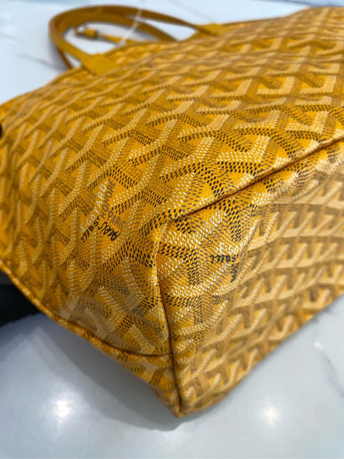 Sold Goyard Saint Louis Tote 2014 PM Medium Yellow