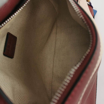 Sold Loewe Puzzle Mini Multicolor Burgundy Calfskin Leather Crossbody Bag