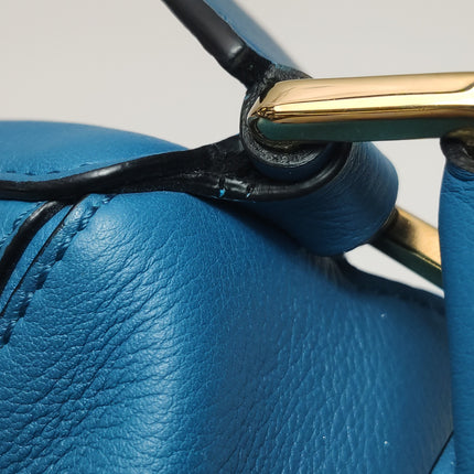 Loewe x Spirited Away Studio Ghibli Collection Puzzle Small Blue Crossbody Bag