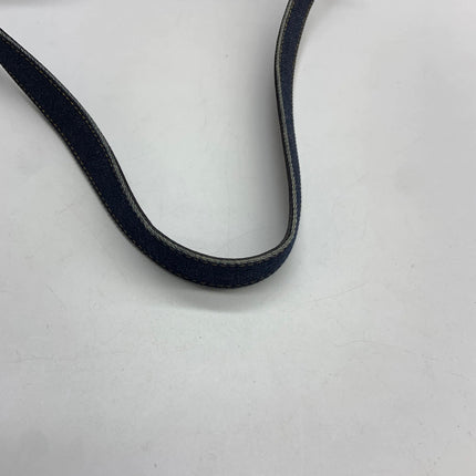 FENDI Mamma Baguette Blue Denim with Floral Beads Vintage