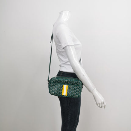 Sold Goyard Cap Vert Crossbody Goyardine Green