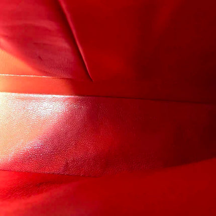 Chanel Classic Flap Medium Red Lambskin Leather with Gold Hardware