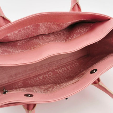 Sold Chanel Cerf Executive 2005 East West Small Pink Caviar Leather Handbag Silver Hardware