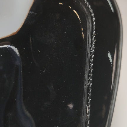 Gucci Jackie 1961 Mini Black Patent Leather Bag with Crystal Chain Strap