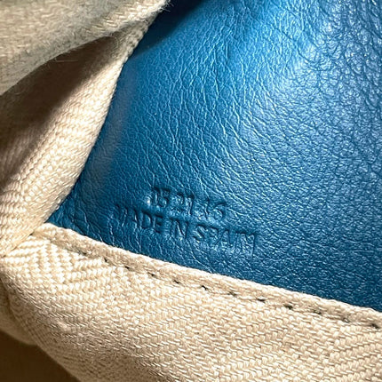 Loewe x Spirited Away Studio Ghibli Collection Puzzle Small Blue Crossbody Bag