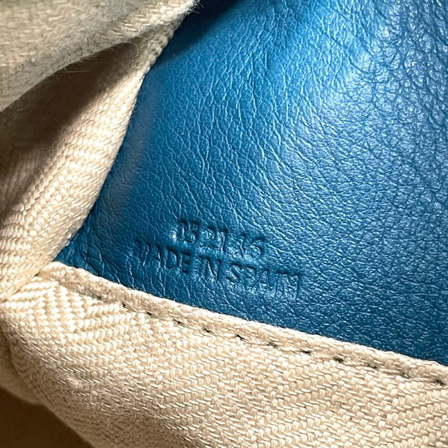 Loewe x Spirited Away Studio Ghibli Collection Puzzle Small Blue Crossbody Bag