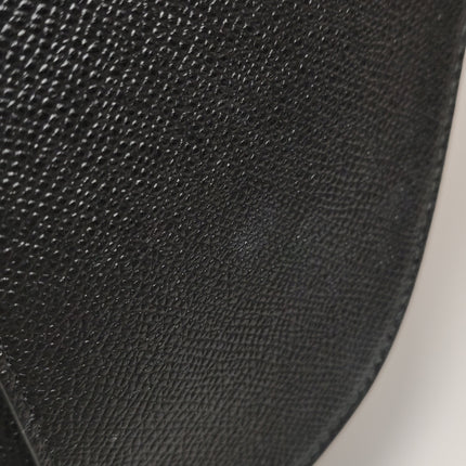 Dior Saddle 2020 Medium Grained Calfskin Leather Bag Black