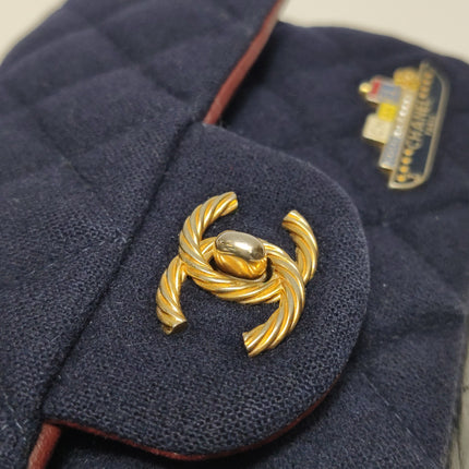 Chanel Classic Flap Mini Métiers d'Art Paris-Hamburg 2018 Wool Nautical Charms