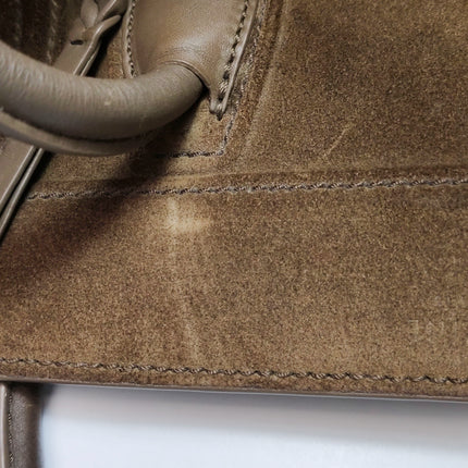 Celine Phantom Mini Dark Brown Suede Leather 30cm