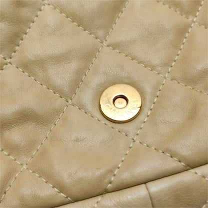 Chanel Chain Me Chain Around Medium Flap Bag Beige Calfskin Leather, 2011