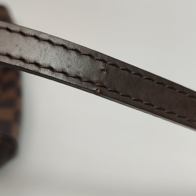 Louis Vuitton Eva Brown Damier Ebene Monogram Shoulder Bag with Strap